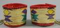 Pair of Native American Plateau Corn Husk Armbands