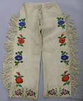 Pair of Native American Mens Fringed and Beaded Pants