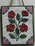 Native American Plateau Floral Decorated Beaded Bag