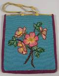 Native American Plateau Floral Beaded Bag