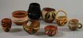 Eight Small Native American Pottery Items