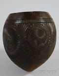 Engraved Coconut Shell