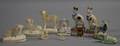 Eight Small Ceramic Animal Figures and Three Miniature Figurals