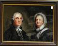 William Matthew Prior American 18061873 Portrait of George and Martha Washington