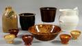 Ten Pieces of Assorted American Glazed Ceramics