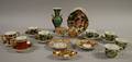 Twentyone Pieces of Assorted English and European Decorated Porcelain Tableware