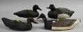 Four Carved and Painted Wooden Duck Decoys