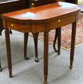 Federalstyle Mahogany and Mahogany Veneer Card Table