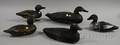 Five Carved and Painted Wooden Working Duck Decoys