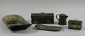 Five Paintdecorated Tinware Items