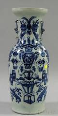 Chinese Porcelain Blue and White Decorated Vase
