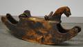 Brownpainted Pine Rocking Horse