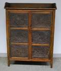Pine and Punched Tin Panel TwoDoor Pie Safe