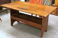 Rectangulartop Walnut Hutch Table