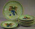 Nine Pieces of German Majolica