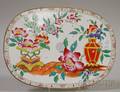 Minton Best Body Poonah Pattern New Stone Pierced Oval Trivet