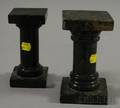 Two Miniature Marble Pedestals