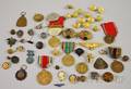 Group of Small Mostly Military ButtonsMedals