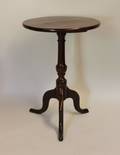 19th C English Oak Candle Stand