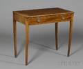 Sheraton Inlaid Mahogany Side Table