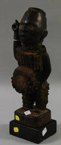 Standing Carved African Fetish Figure