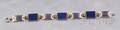 Art Deco 14kt Gold Enamel and Lapis Bracelet Wordley Allsopp  Bliss