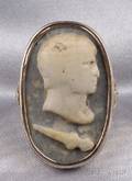 14kt Gold and Hardstone Cameo Ring