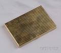 18kt Gold Cigarette Box Cartier