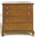 Delaware Valley Chippendale walnut chest ca 1790