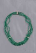 Emerald Bead Necklace