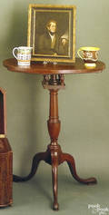 Philadelphia Federal mahogany candlestand ca 1800