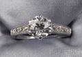 Art Deco Platinum and Diamond Solitaire