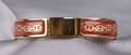 Gilt Enamel Bangle Bracelet Hermes