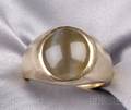 14kt Gold and Catseye Chrysoberyl Ring