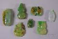 Seven Jade and Carved Stone Snuff Bottles
