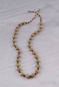 18kt Gold and Garnet Necklace