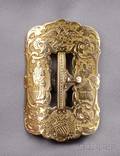 Civil War 14kt Gold Union Army Buckle