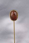 Antique 18kt Gold Scarab Stickpin Castellani
