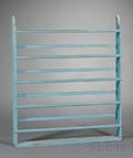 Bluepainted Hanging Plate Rack