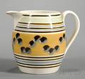 Mochaware Jug with Catseye Decoration