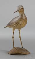 Crowell Carved and Painted Yellowlegs Mantel Figure