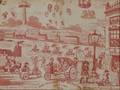 Printed Cotton Handkerchief Depicting THE CENTURY OF INVENTION ANNO DOMINI 2000 Or the March of Aerostation Steam and Perpetual 