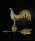 Molded Copper Gamecock Weather Vane