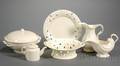 Six Creamware Table Items