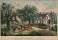 Currier  Ives publishers American 18571907 Lot of Four Prints American Homestead Spring Summer Autumn