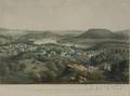 J Mayer  Co lithographers Boston 19th Century HORN POND AND ENVIRONS OF BOSTON Taken From Rag Rock in Woburn Embracing Scen