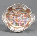 Chinese Export Porcelain Shaped Dish