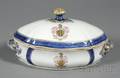 Chinese Export Porcelain Armorial Covered Serving Dish