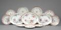 Twelve Assembled Chinese Export Porcelain Famille Rose Table Items