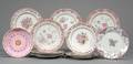 Twelve Assorted Chinese Export Porcelain Plates